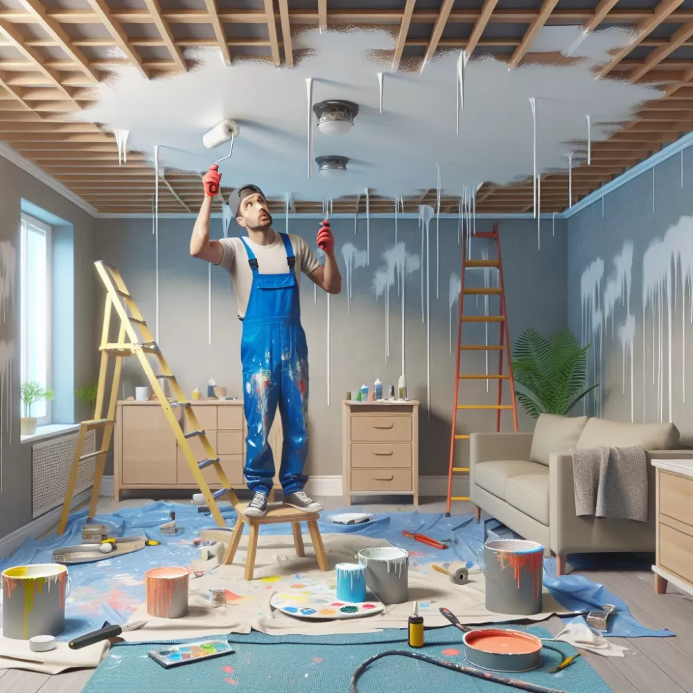 Błędy Przy Malowaniu Sufitu
