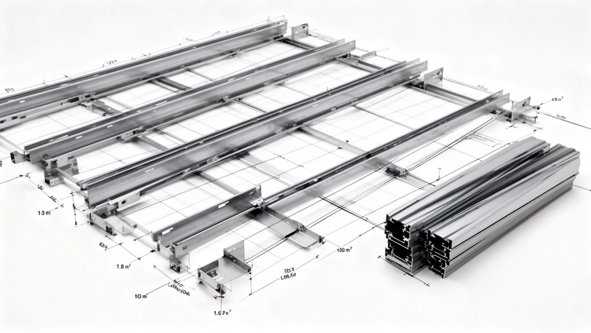 Ile profili na 100 m2 sufitu