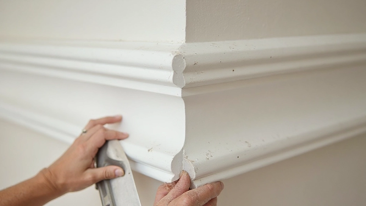 Jak dociąć listwy sufitowe w narożnikach zewnętrznych