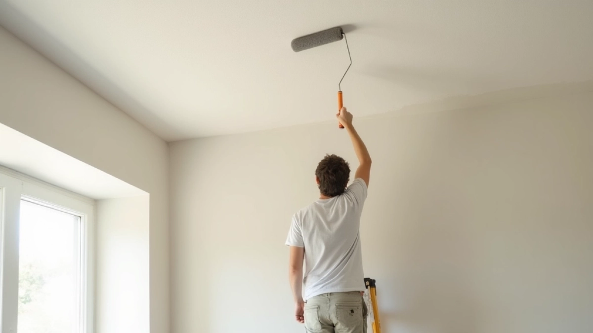 Jak malować sufit wałkiem