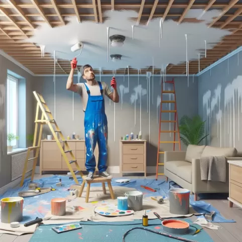 Błędy Przy Malowaniu Sufitu