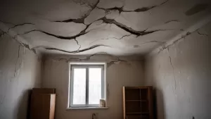 Co na nierówny sufit