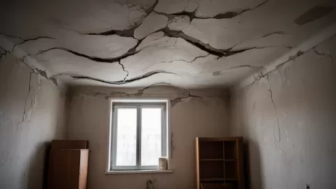 Co na nierówny sufit