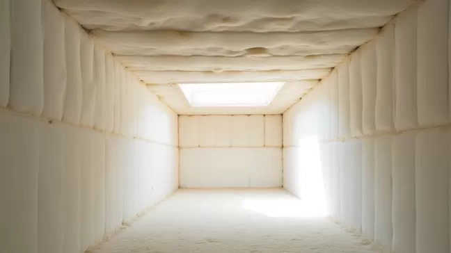 Jaka gruba wełna na sufit podwieszany