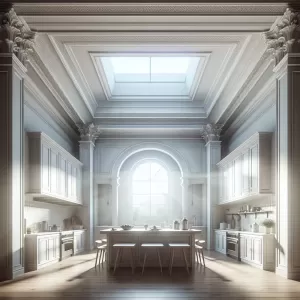 Wysoki Sufit W Kuchni