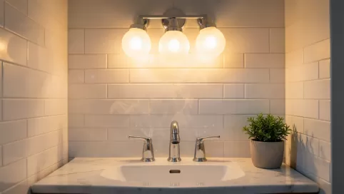 jaka lampa sufitowa do łazienki